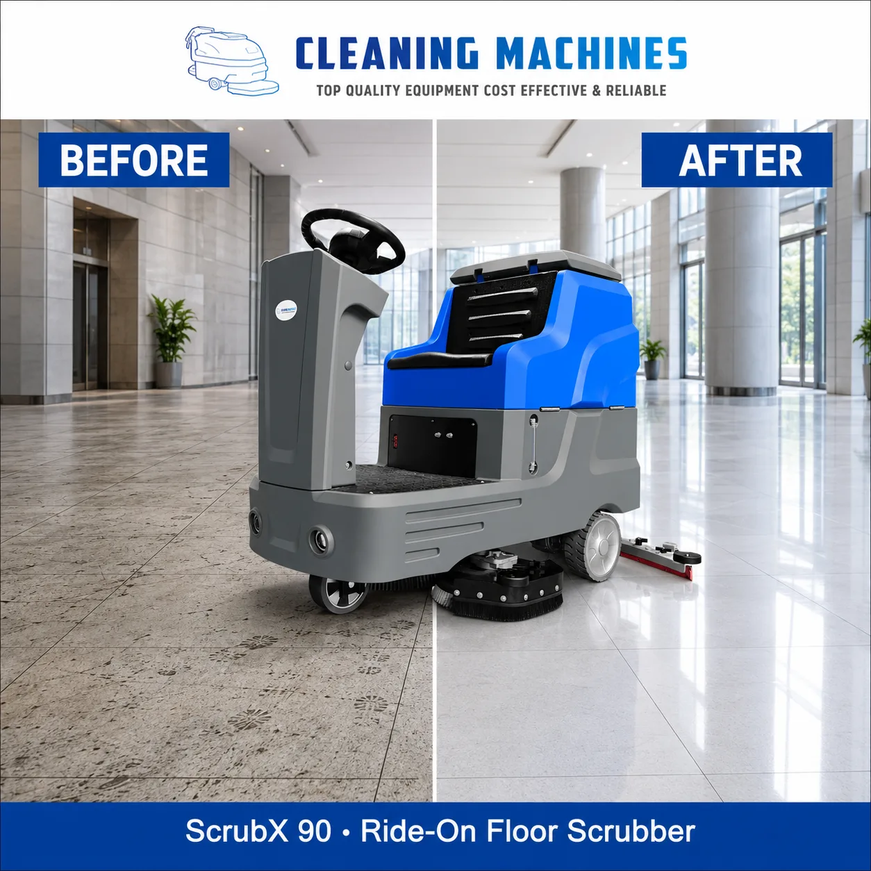 Ride On Floor Scrubber
