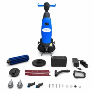 ScrubX MOP – Folding Hand Push Floor Scrubber