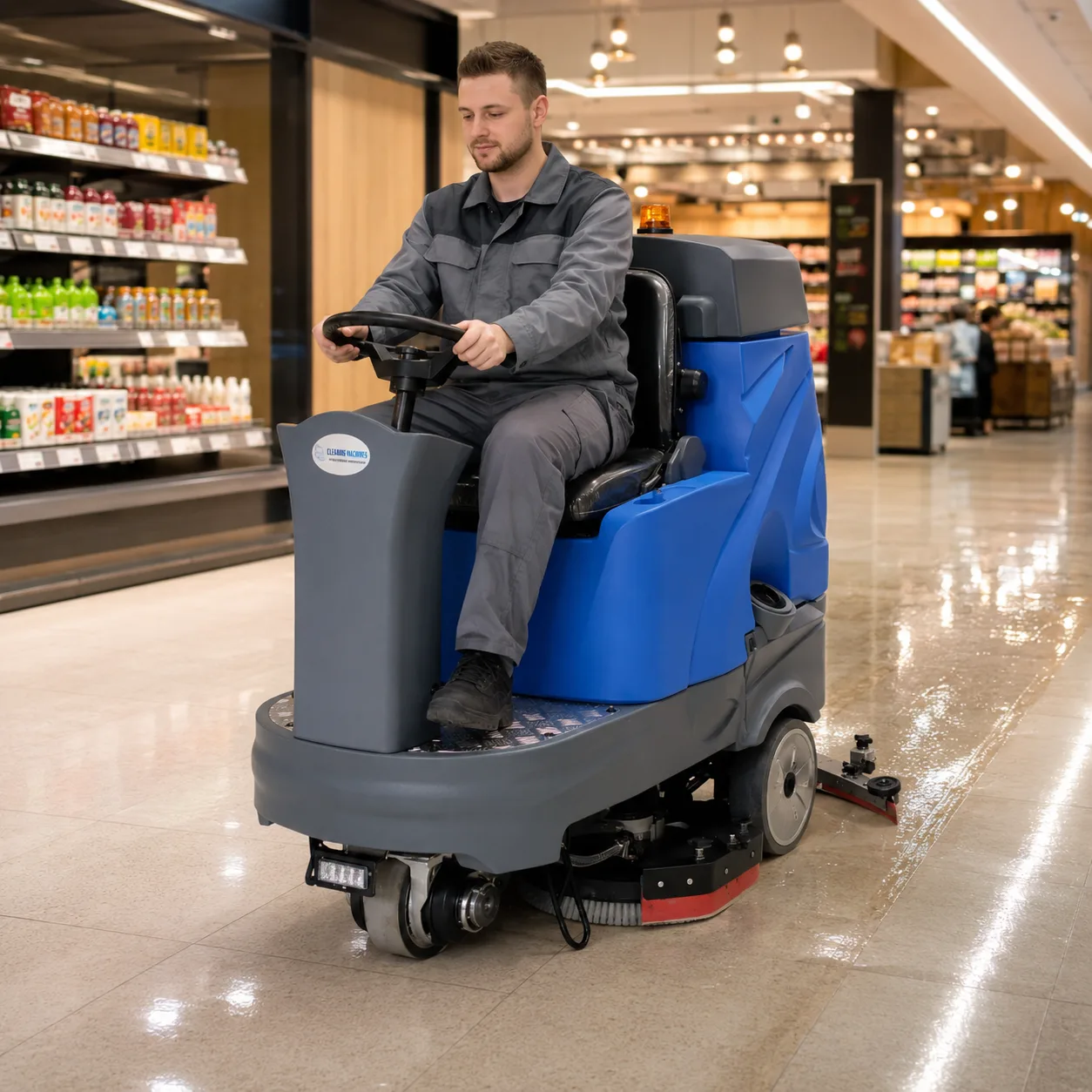 ride on floor scrubber