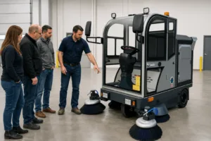 SweeperX 1900D – Road Sweeper With Cabin